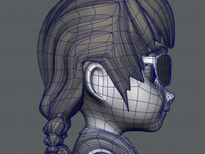 girl v03 3D Model