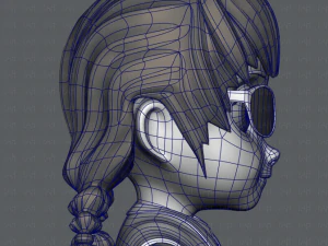 girl v03 3D Model