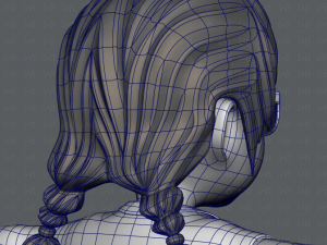 girl v03 3D Model