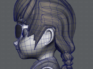 girl v03 3D Model
