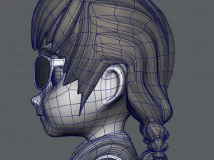 girl v03 3D Model