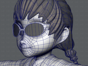 girl v03 3D Model