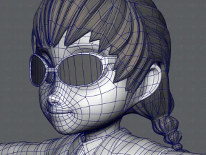 girl v03 3D Model