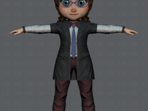 girl v03 3D Model