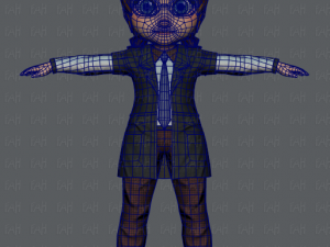 girl v03 3D Model
