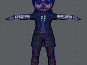 girl v03 3D Model