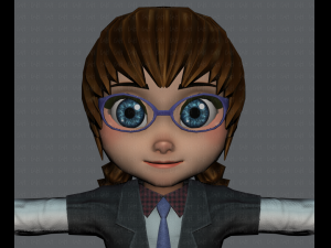 girl v03 3D Model
