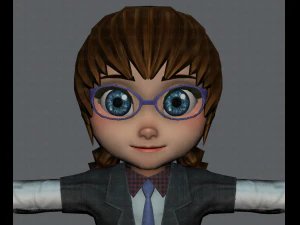girl v03 3D Model