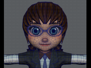 girl v03 3D Model