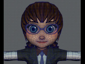 girl v03 3D Model