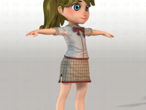 girl v04 3D Model