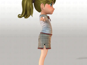 girl v04 3D Model