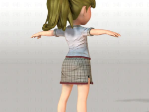 girl v04 3D Model