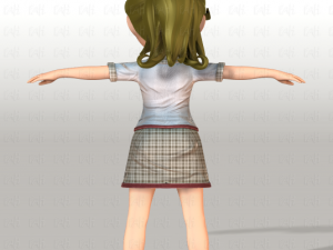 girl v04 3Dモデル