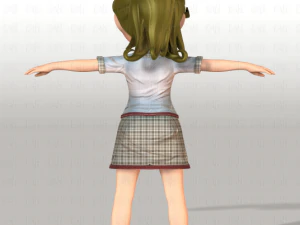 girl v04 3D Model