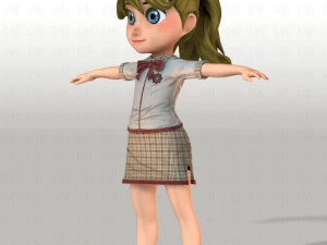 girl v04 3D Model