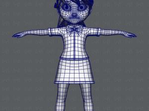 girl v04 3Dモデル