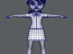 girl v04 3D Model