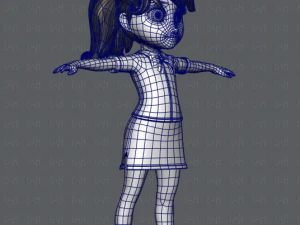 girl v04 3D Model