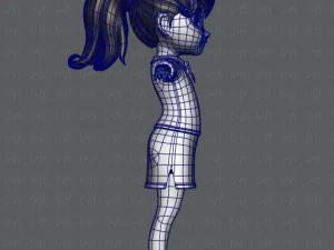 girl v04 3D Model