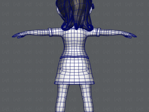 girl v04 3Dモデル