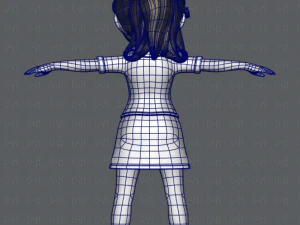 girl v04 3D Model
