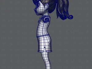 girl v04 3D Model