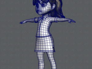 girl v04 3D Model
