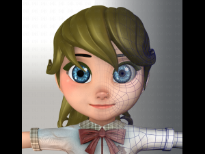girl v04 3Dモデル