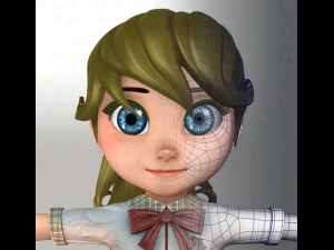 girl v04 3D Model