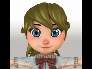 girl v04 3D Model