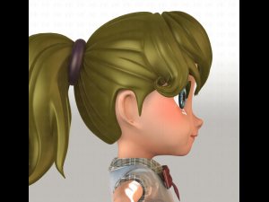 girl v04 3Dモデル