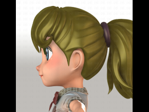 girl v04 3Dモデル