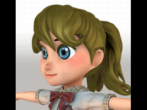girl v04 3D Model