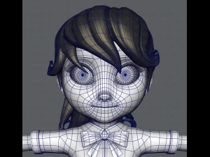girl v04 3D Model