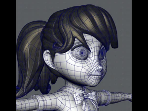girl v04 3D Model