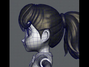 girl v04 3D Model