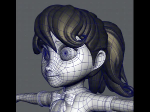girl v04 3D Model