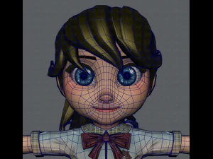 girl v04 3D Model