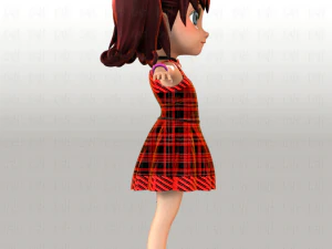 girl v05 3D Model
