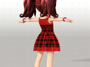 girl v05 3D Model