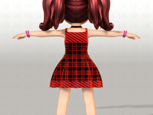 girl v05 3D Model
