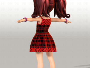 girl v05 3D Model