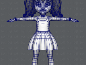 girl v05 3D Model