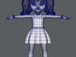 girl v05 3D Model