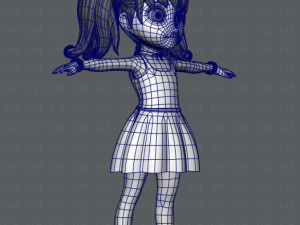 girl v05 3D Model