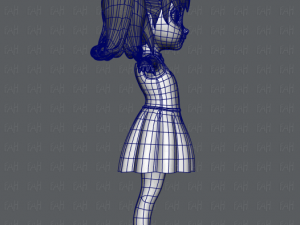 girl v05 3D Model