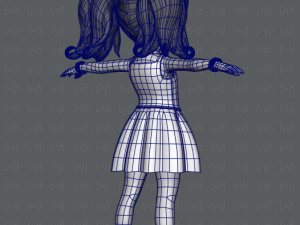 girl v05 3D Model