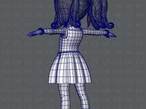 girl v05 3D Model