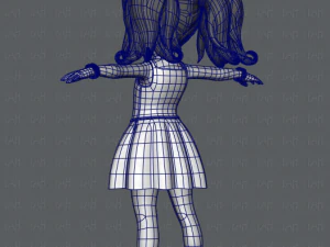 girl v05 3D Model